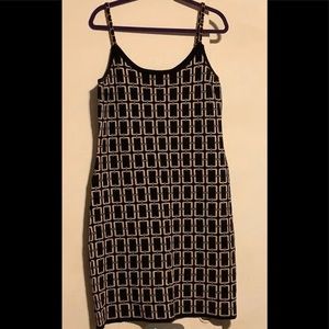 Mini dress with embellished straps